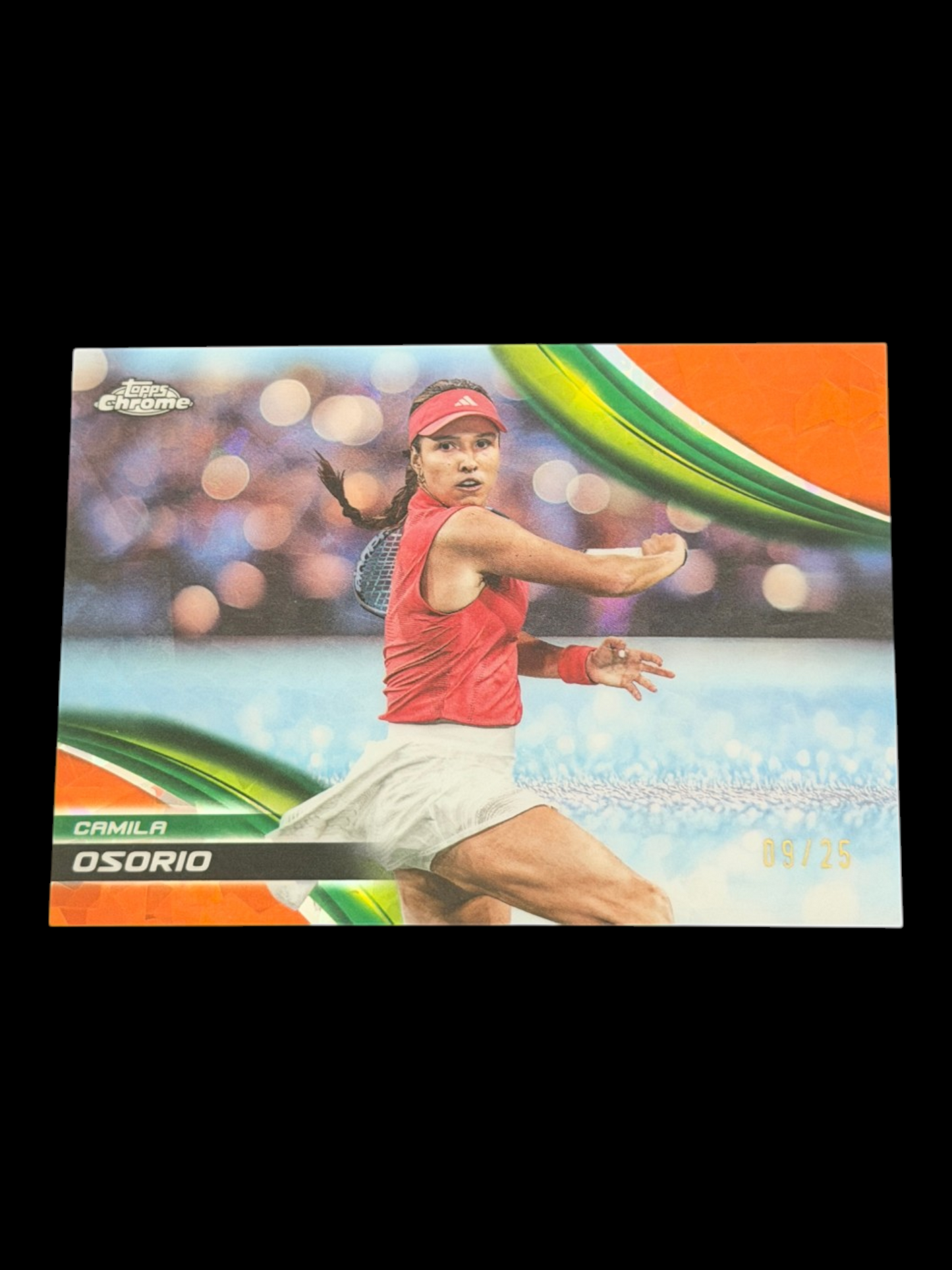 2025 Topps Chrome Sapphire Camila Osorio - Orange /25