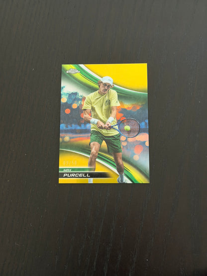 2025 Topps Chrome Max Purcell — Gold Refractor /50