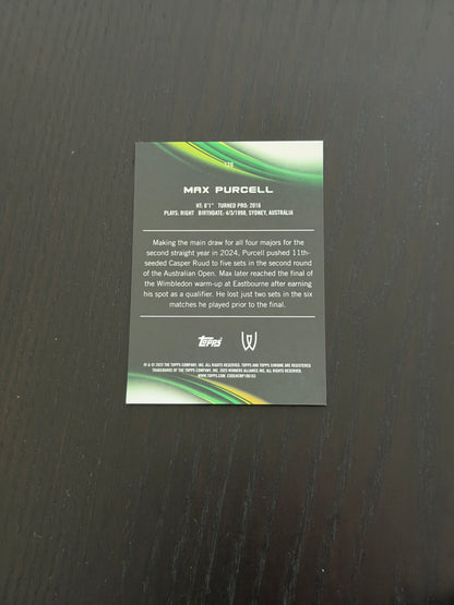 2025 Topps Chrome Max Purcell — Gold Refractor /50