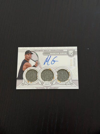 2024 Topps Royalty Marcos Giron — Triumph Relic Signatures /75