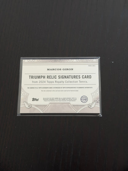 2024 Topps Royalty Marcos Giron — Triumph Relic Signatures /75