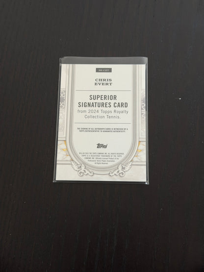 2024 Topps Royalty Chris Evert — Superior Signatures /75
