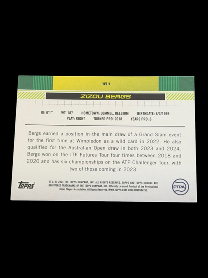 2024 Topps Chrome Zizou Bergs — Gold /50