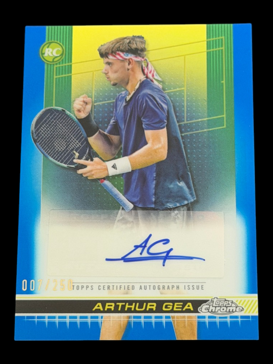 2024 Topps Chrome Arthur Gea — Blue Auto /250
