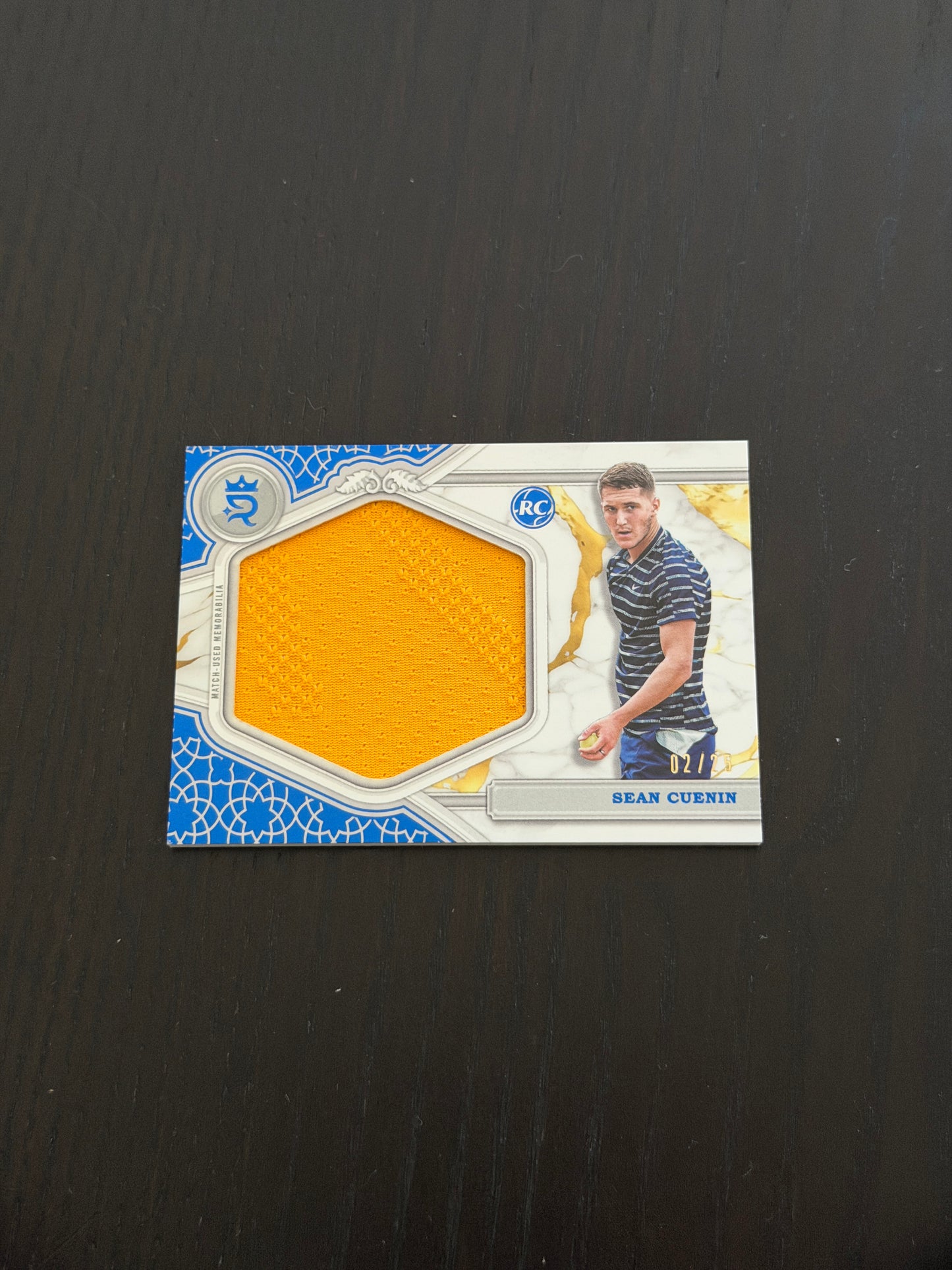 2024 Topps Royalty Sean Cuenin — Blue Jumbo Relic /25