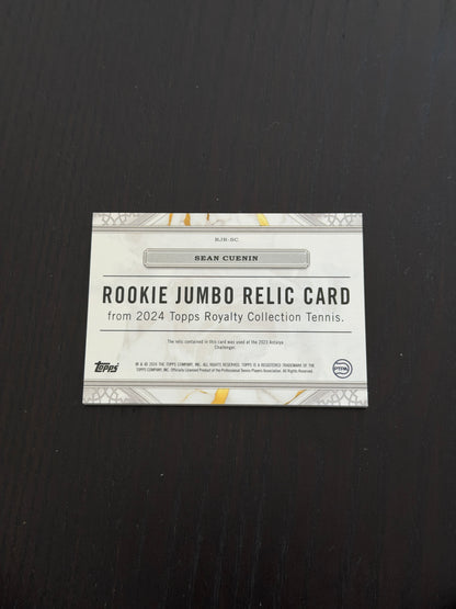 2024 Topps Royalty Sean Cuenin — Blue Jumbo Relic /25