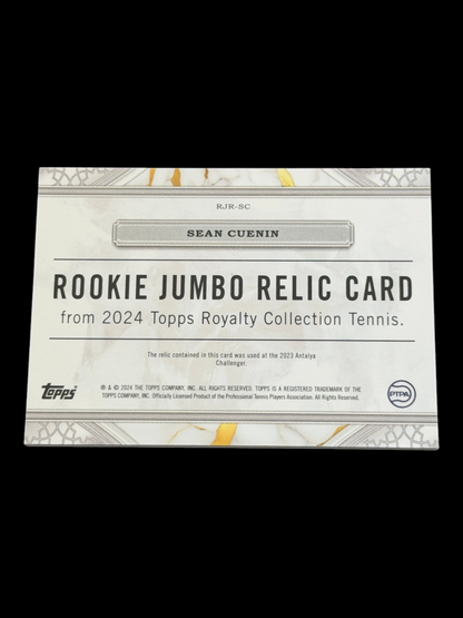 2024 Topps Royalty Sean Cuenin — Blue Jumbo Relic /25