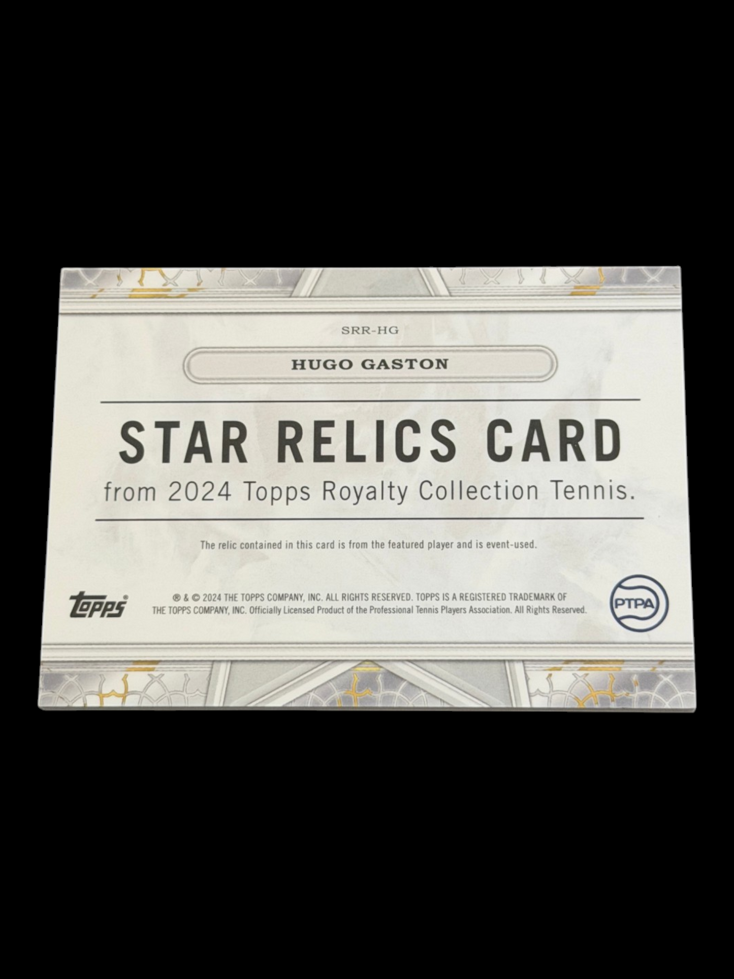 2024 Topps Royalty Hugo Gaston — Blue Star Relic /25