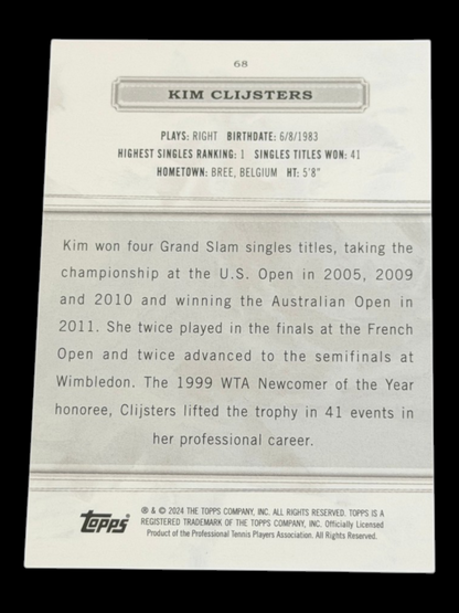 2024 Topps Royalty Kim Clijsters /99