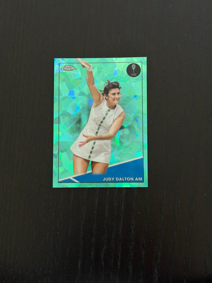 2021 Topps Chrome Sapphire Judy Dalton Am — Aqua /199