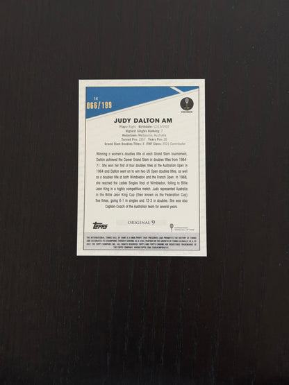 2021 Topps Chrome Sapphire Judy Dalton Am — Aqua /199