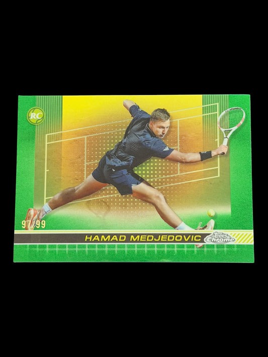 2024 Topps Chrome Hamad Medjedovic — Green /99