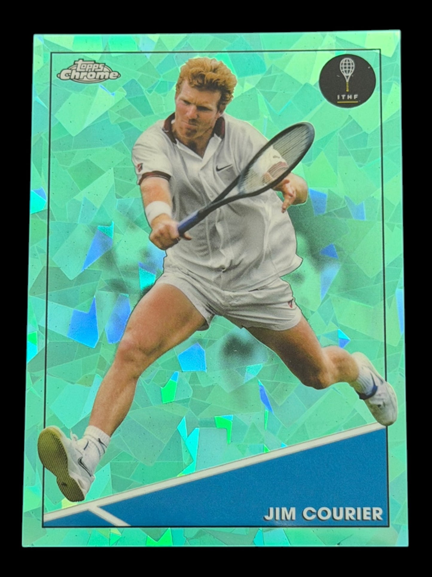 2021 Topps Chrome Sapphire Jim Courier — Aqua /199