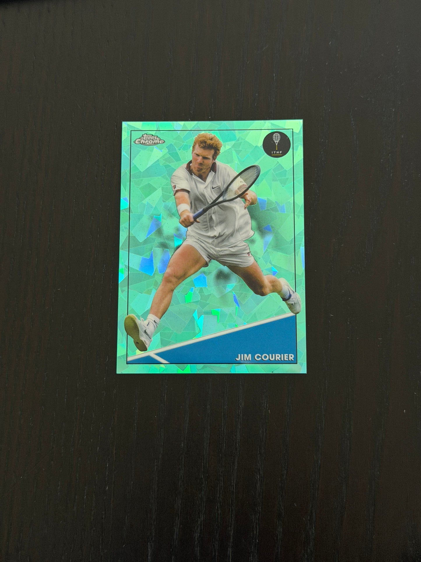 2021 Topps Chrome Sapphire Jim Courier — Aqua /199