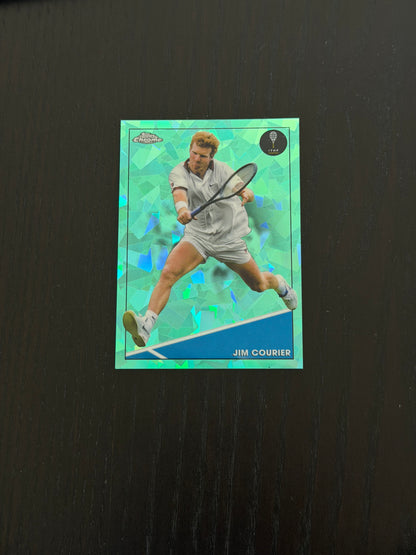 2021 Topps Chrome Sapphire Jim Courier — Aqua /199