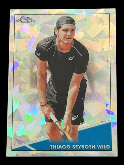 2021 Topps Chrome Sapphire Thiago Seyboth Wild — White /99