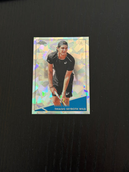 2021 Topps Chrome Sapphire Thiago Seyboth Wild — White /99