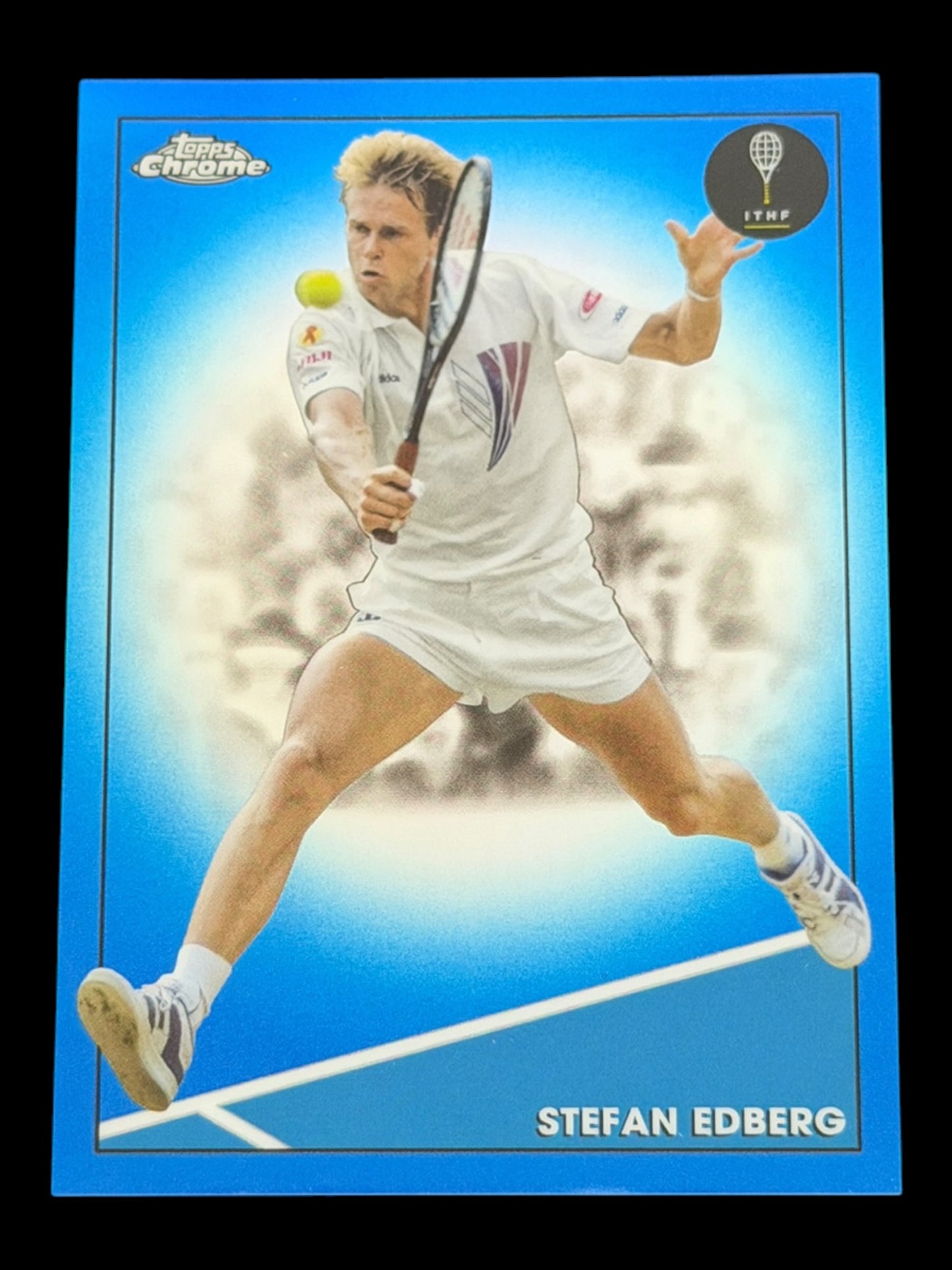 2021 Topps Chrome Stefan Edberg — Blue Refractor /99