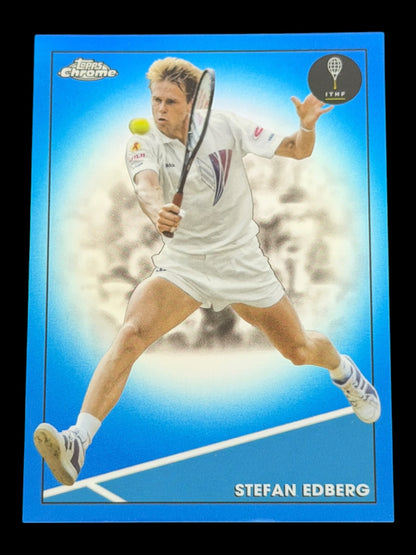 2021 Topps Chrome Stefan Edberg — Blue Refractor /99