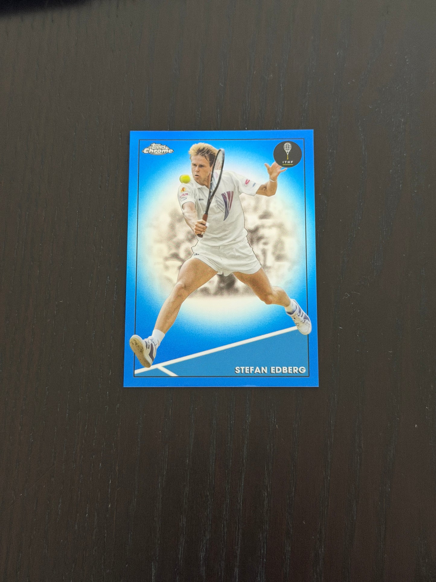 2021 Topps Chrome Stefan Edberg — Blue Refractor /99