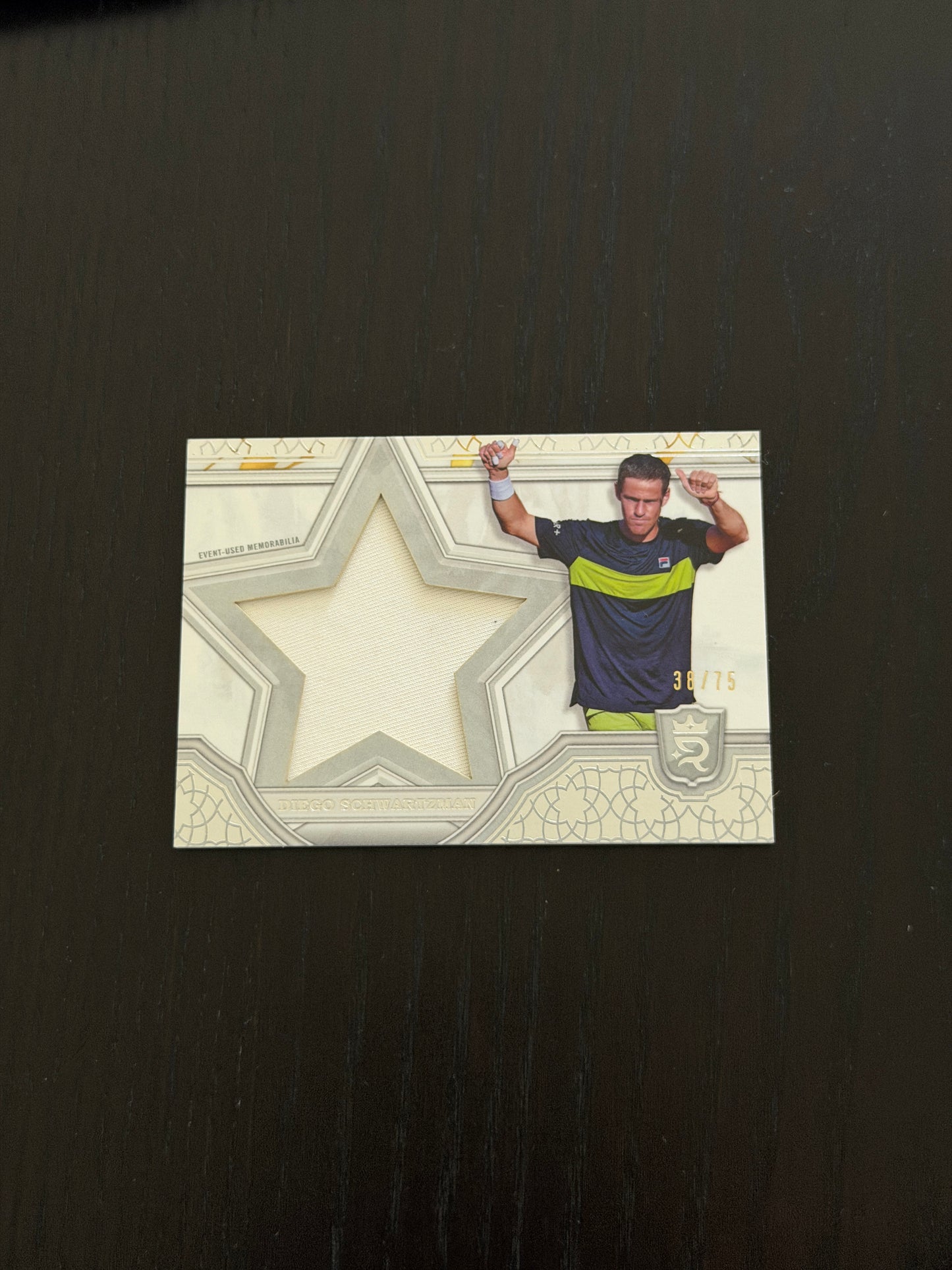 2024 Topps Royalty Diego Schwartzman — Star Relic /75