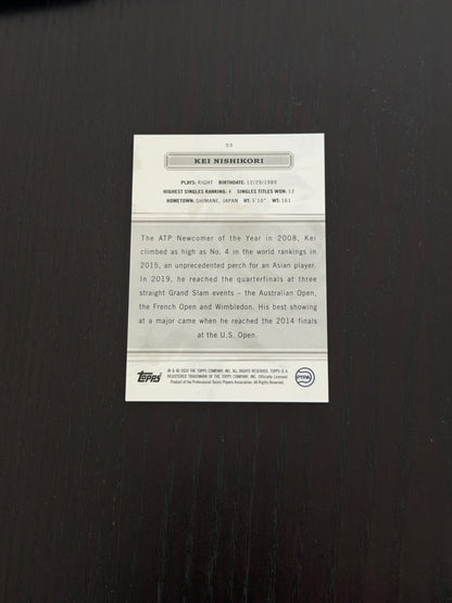 2024 Topps Royalty Purple Kei Nishikori /35