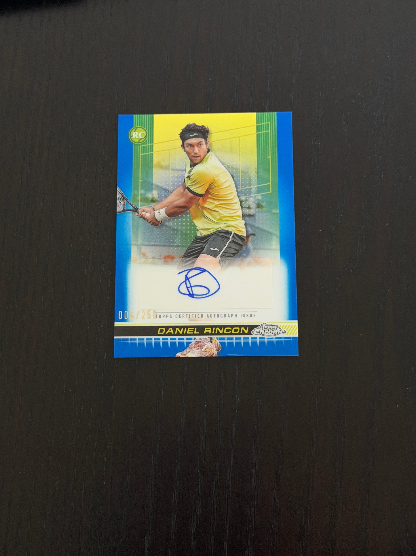 2024 Topps Chrome Daniel Rincon — Blue Auto /250