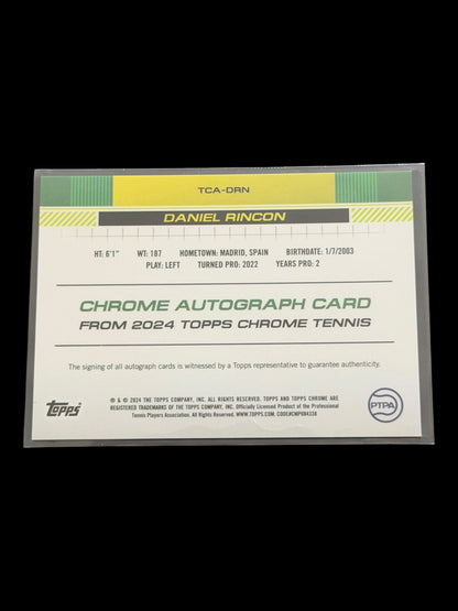 2024 Topps Chrome Daniel Rincon — Blue Auto /250