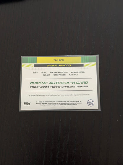 2024 Topps Chrome Daniel Rincon — Blue Auto /250