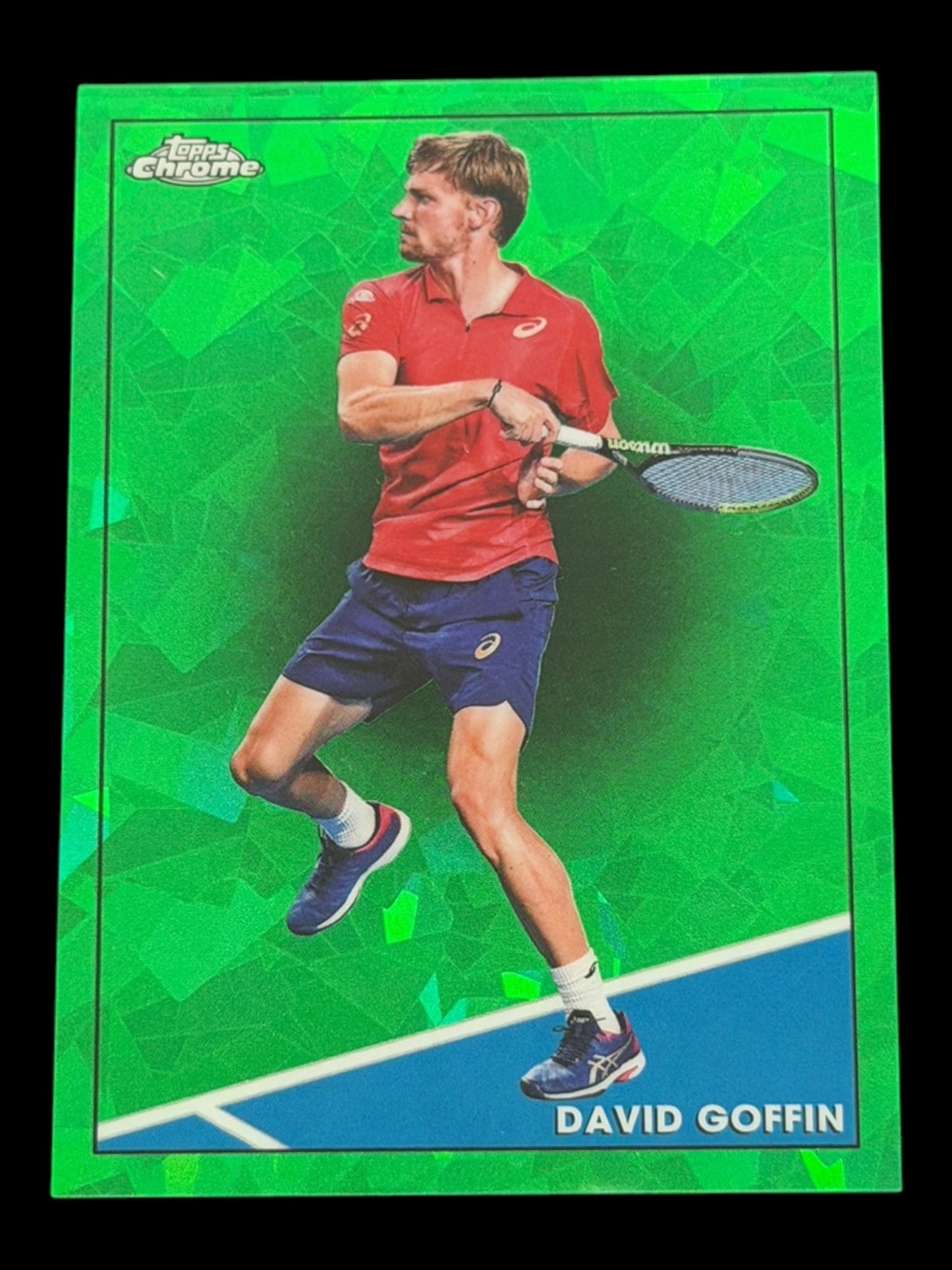 2021 Topps Chrome Sapphire David Goffin — Green /75