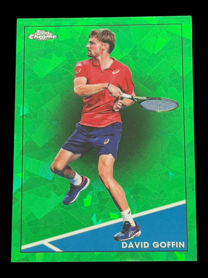 2021 Topps Chrome Sapphire David Goffin — Green /75