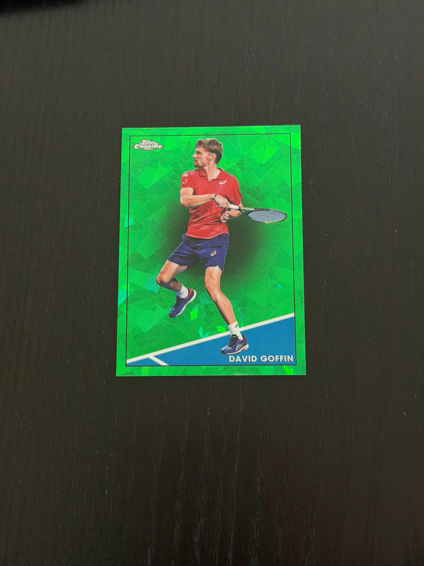 2021 Topps Chrome Sapphire David Goffin — Green /75