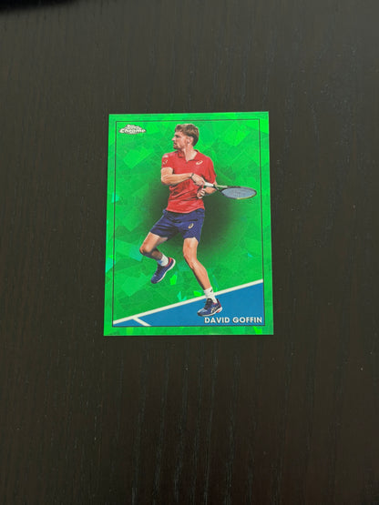 2021 Topps Chrome Sapphire David Goffin — Green /75