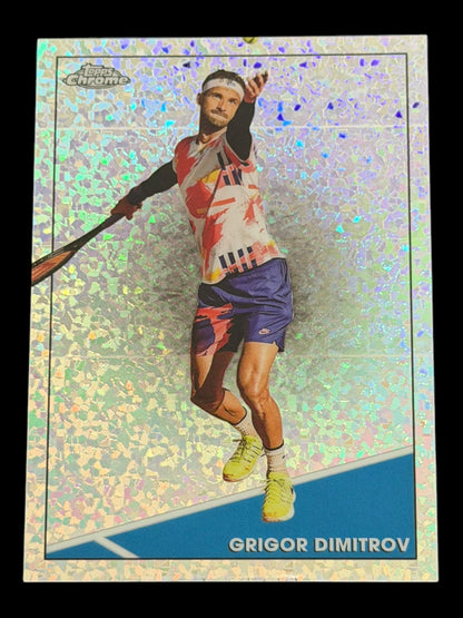 2021 Topps Chrome Grigor Dimitrov — Mini Diamond Refractor /125