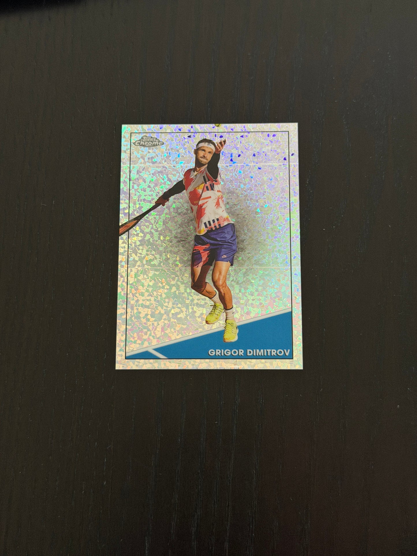 2021 Topps Chrome Grigor Dimitrov — Mini Diamond Refractor /125