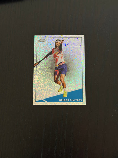 2021 Topps Chrome Grigor Dimitrov — Mini Diamond Refractor /125