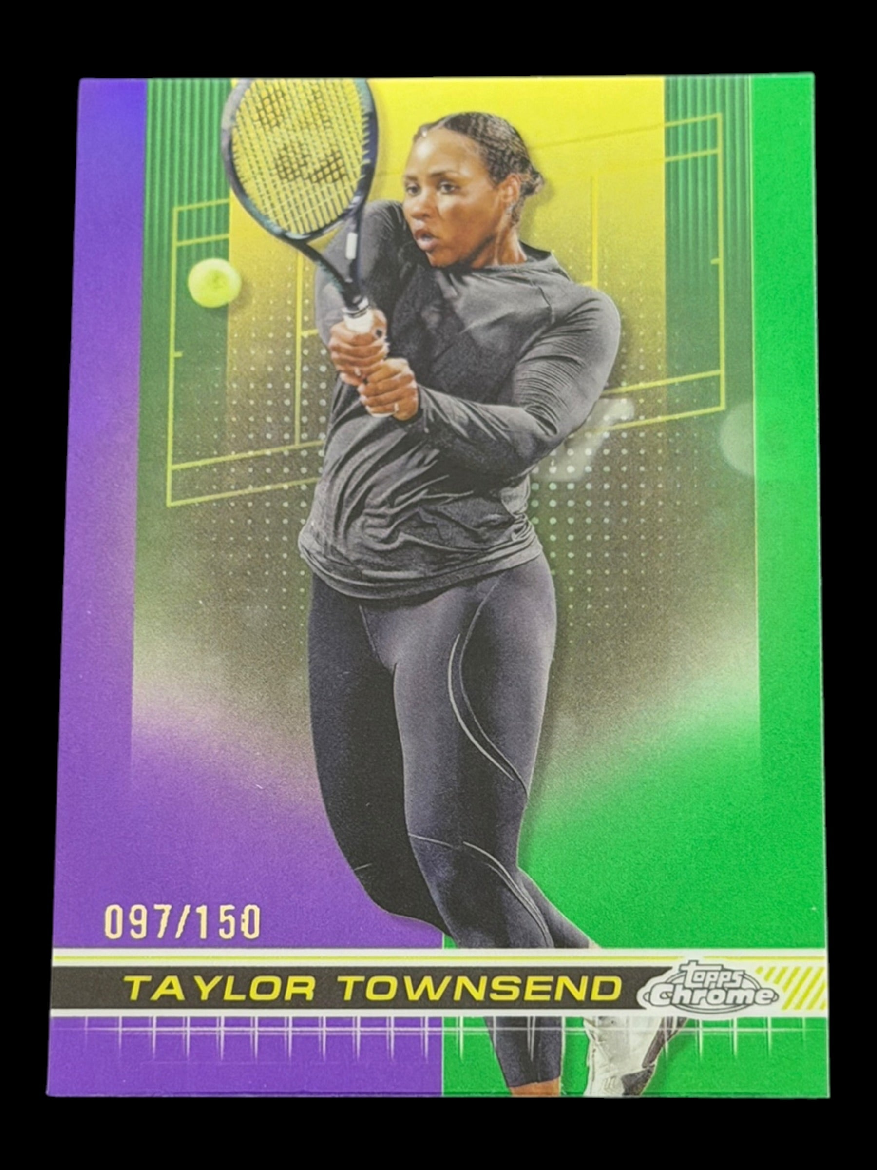2024 Topps Chrome Taylor Townsend — Purple Green Refractor /150