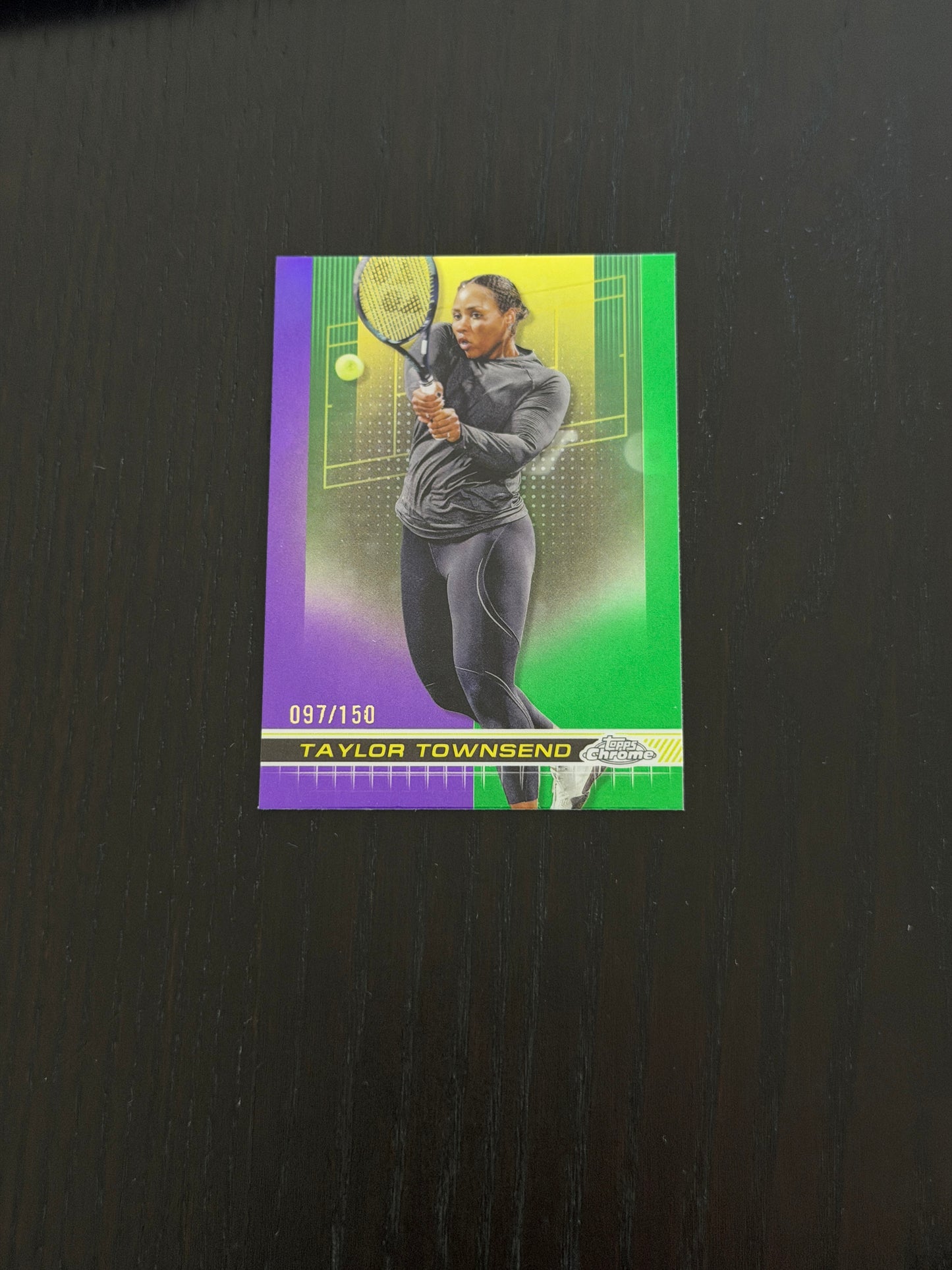 2024 Topps Chrome Taylor Townsend — Purple Green Refractor /150