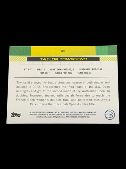 2024 Topps Chrome Taylor Townsend — Purple Green Refractor /150