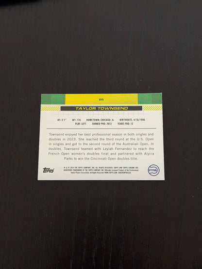 2024 Topps Chrome Taylor Townsend — Purple Green Refractor /150