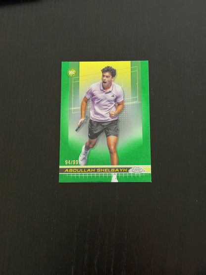 2024 Topps Chrome Abdullah Shelbayh — Green /99