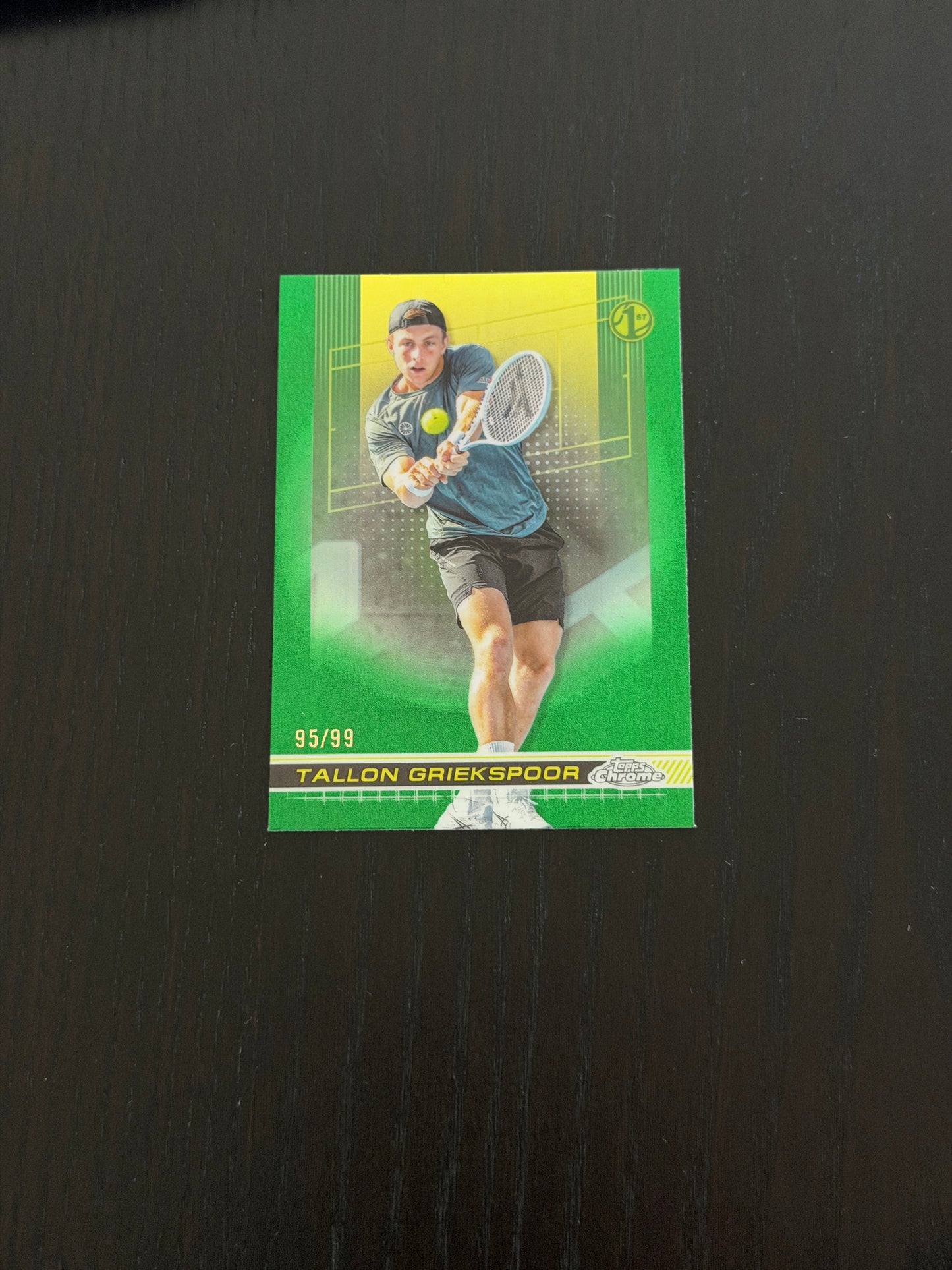 2024 Topps Chrome Tallon Griekspoor — Green /99