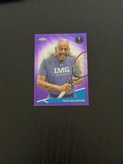 2021 Topps Chrome Nick Bollettieri — Purple Wave /199