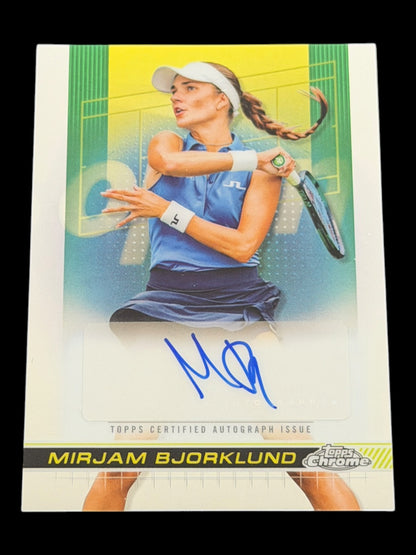 2024 Topps Chrome Mirjam Bjorklund — Auto