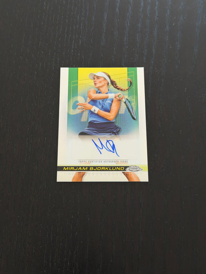 2024 Topps Chrome Mirjam Bjorklund — Auto