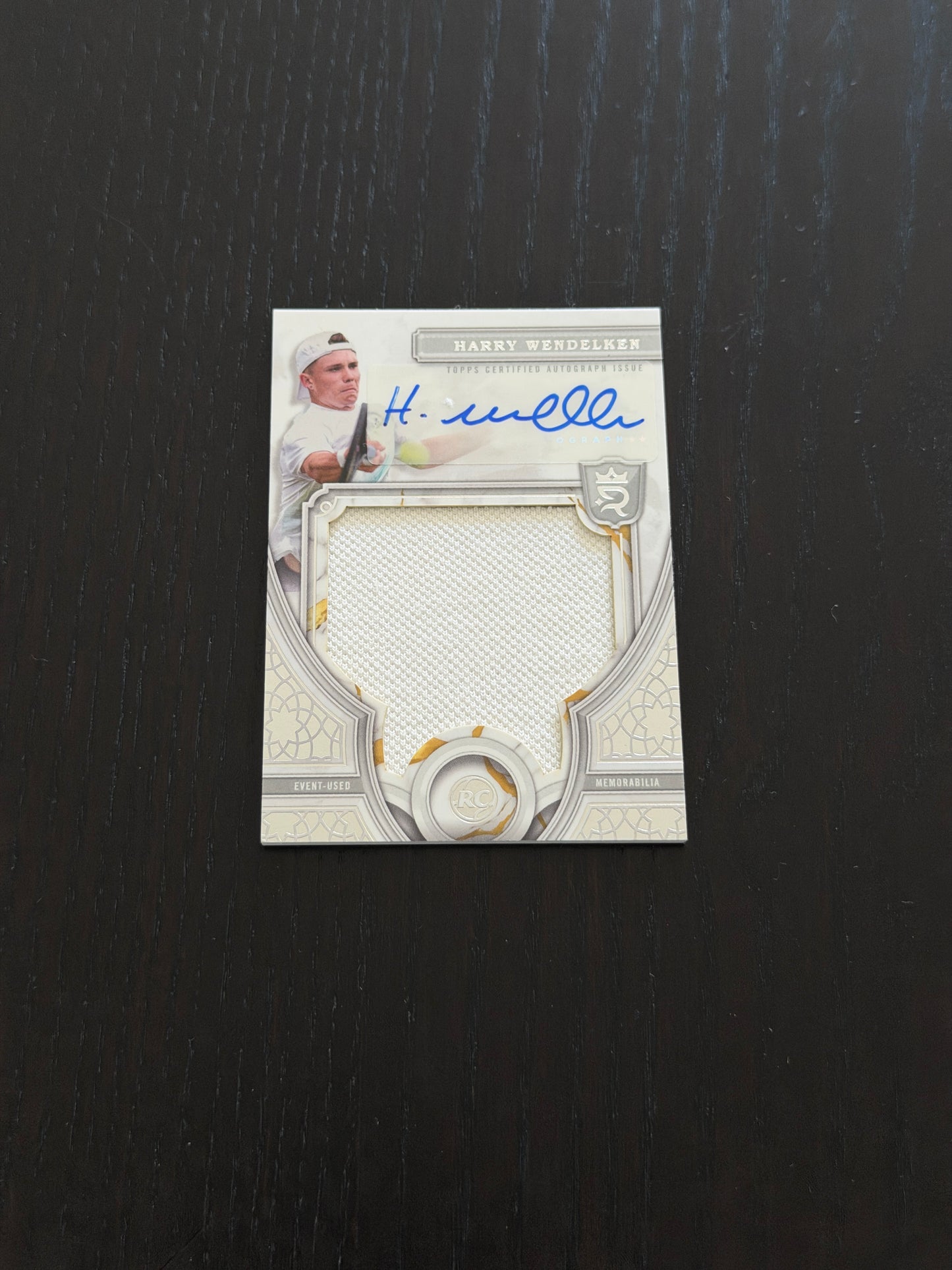 2024 Topps Royalty Harry Wendelken — Rookie Relic Auto /75