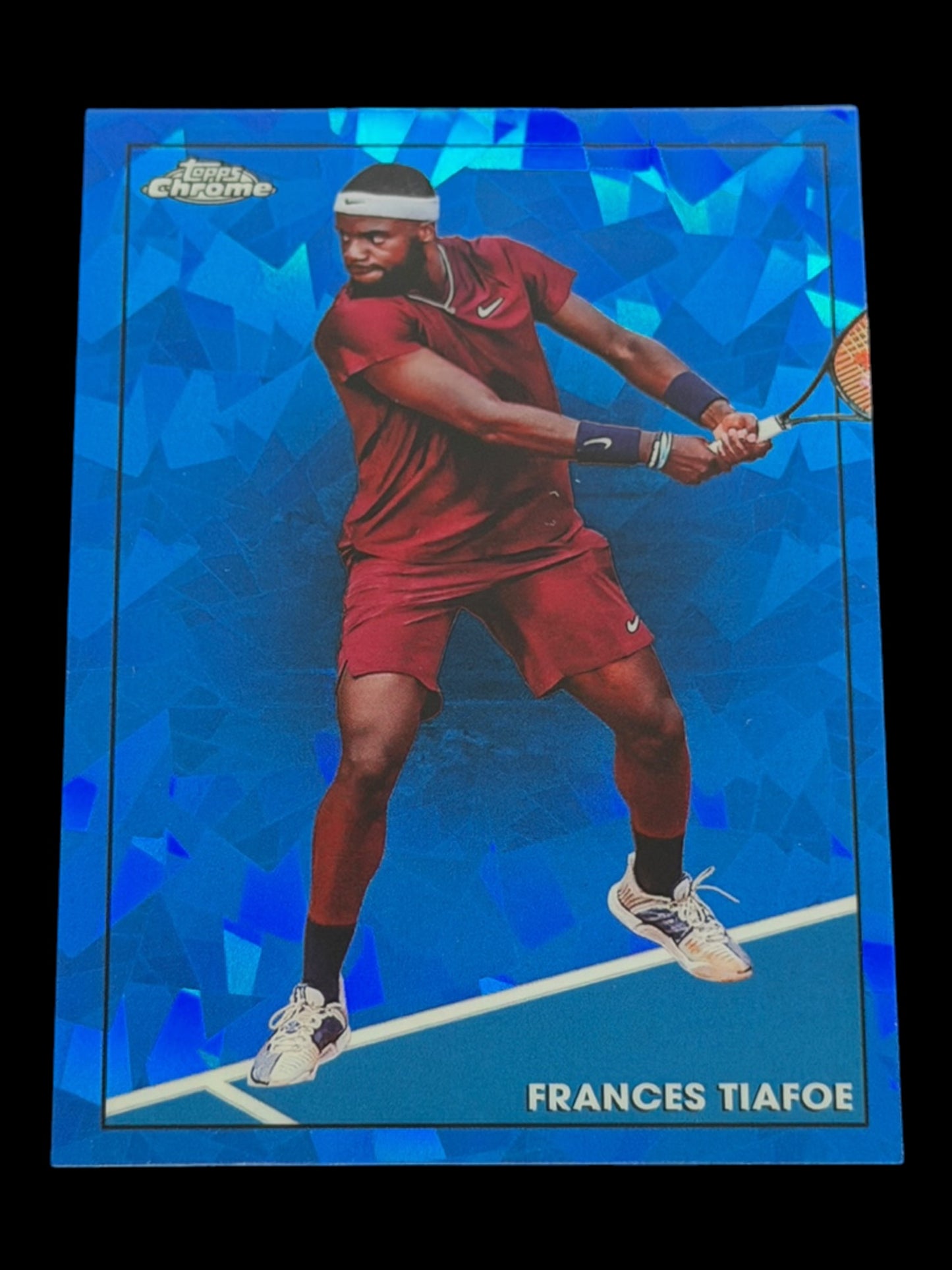 2021 Topps Chrome Sapphire Frances Tiafoe