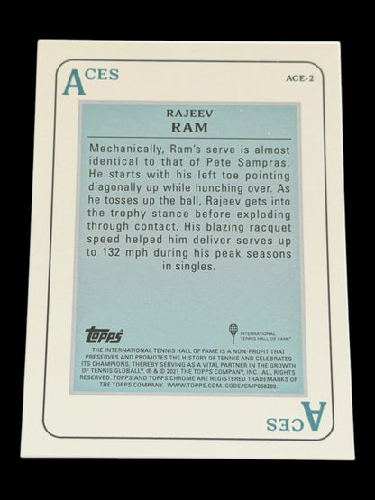 2021 Topps Chrome Sapphire Rajeev Ram — Aces