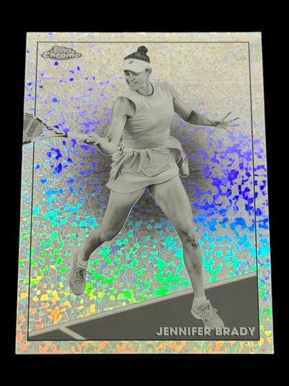 2021 Topps Chrome Jennifer Brady — White Mini Diamond Refractor