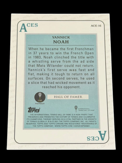 2021 Topps Chrome Yannick Noah — Aces